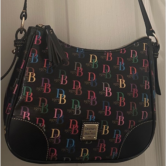 Dooney and Bourke multi crossbody hobo shoulder bag - Picture 1 of 3
